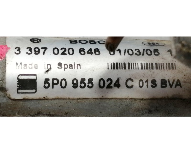 Recambio de motor limpia delantero para seat toledo (5p2) stylance / style referencia OEM IAM 5P0955024C  