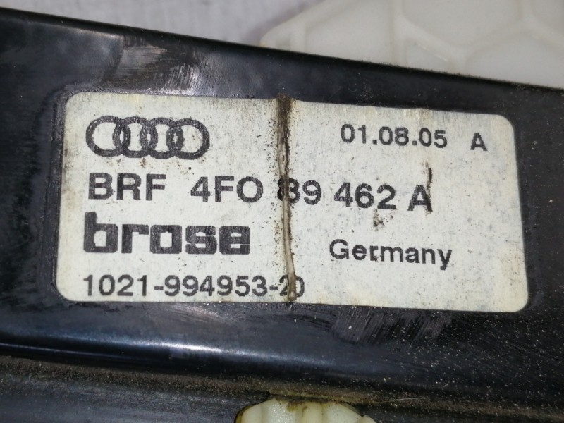 Recambio de elevalunas trasero derecho para audi a6 berlina (4f2) 2.0 tdi referencia OEM IAM 4F0839462A  