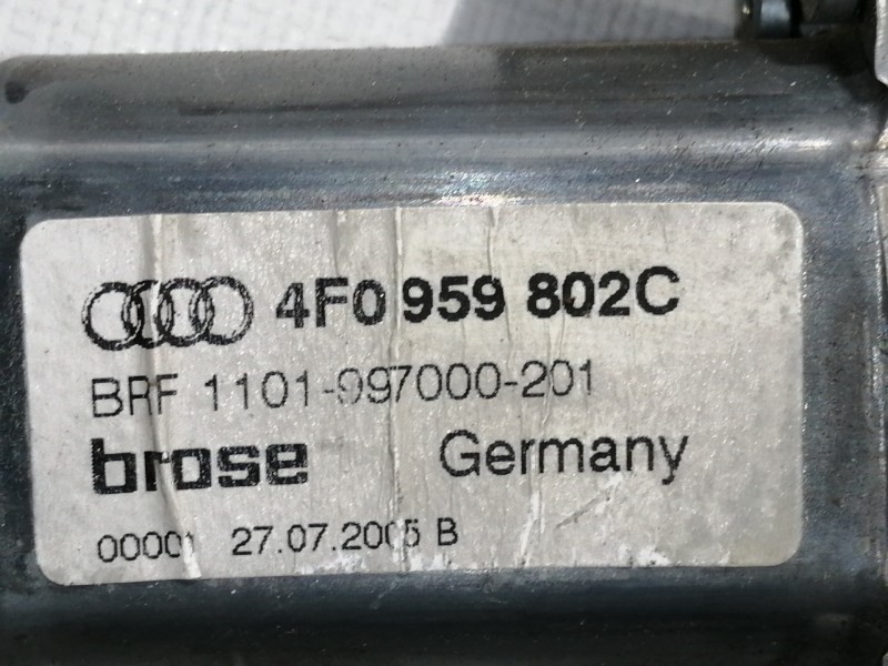 Recambio de elevalunas trasero derecho para audi a6 berlina (4f2) 2.0 tdi referencia OEM IAM 4F0839462A  