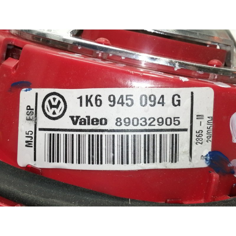 Recambio de piloto trasero derecho interior para volkswagen golf v berlina (1k1) trendline referencia OEM IAM 1K6945094G  