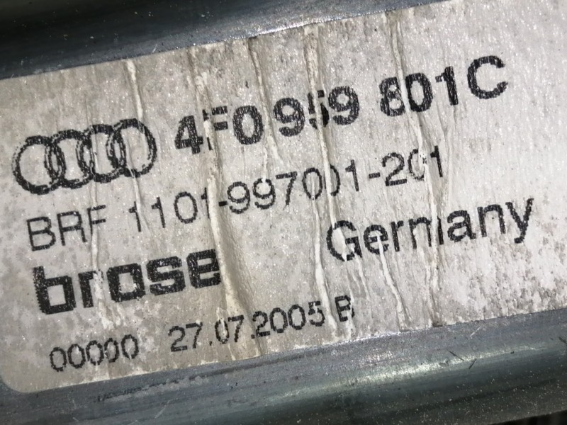 Recambio de elevalunas trasero izquierdo para audi a6 berlina (4f2) 2.0 tdi referencia OEM IAM 4F0959801C  