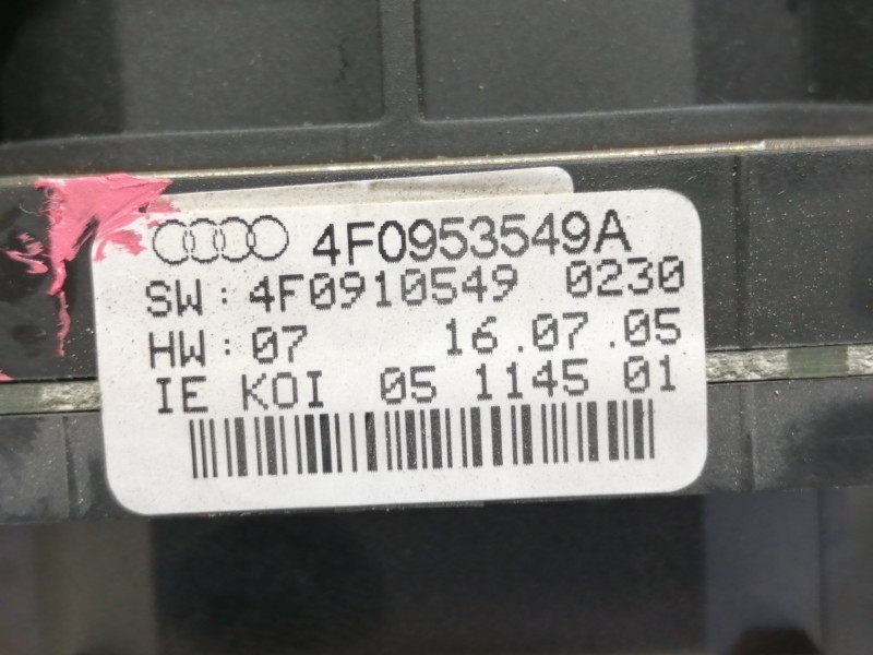 Recambio de mando multifuncion para audi a6 berlina (4f2) 2.0 tdi referencia OEM IAM 4F0953549A  