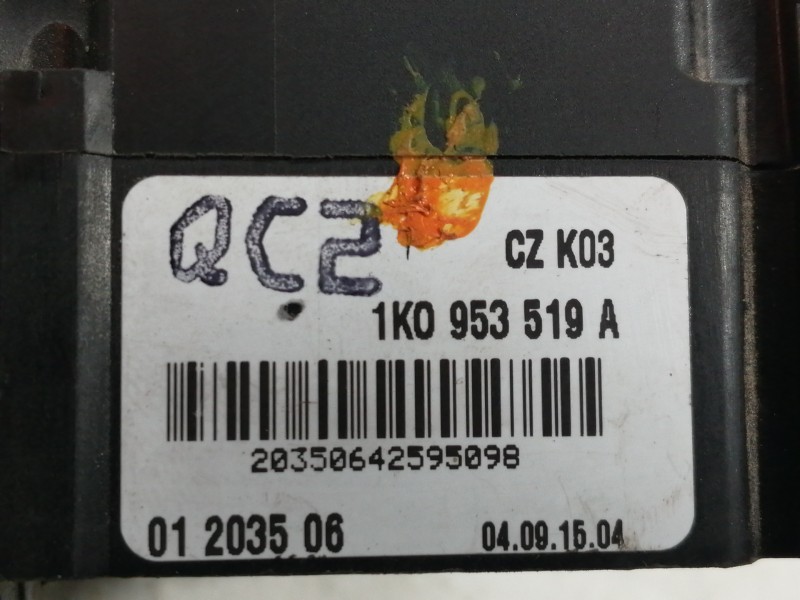 Recambio de mando limpia para volkswagen golf v berlina (1k1) conceptline (e) referencia OEM IAM 1K0953519A  