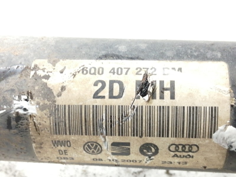 Recambio de transmision delantera derecha para seat ibiza (6l1) 1.4 tdi cat (bnm) referencia OEM IAM 6Q0407272DM  