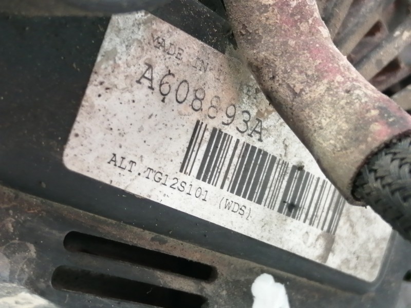 Recambio de alternador para peugeot bipper 1.3 16v hdi fap referencia OEM IAM A608893A  