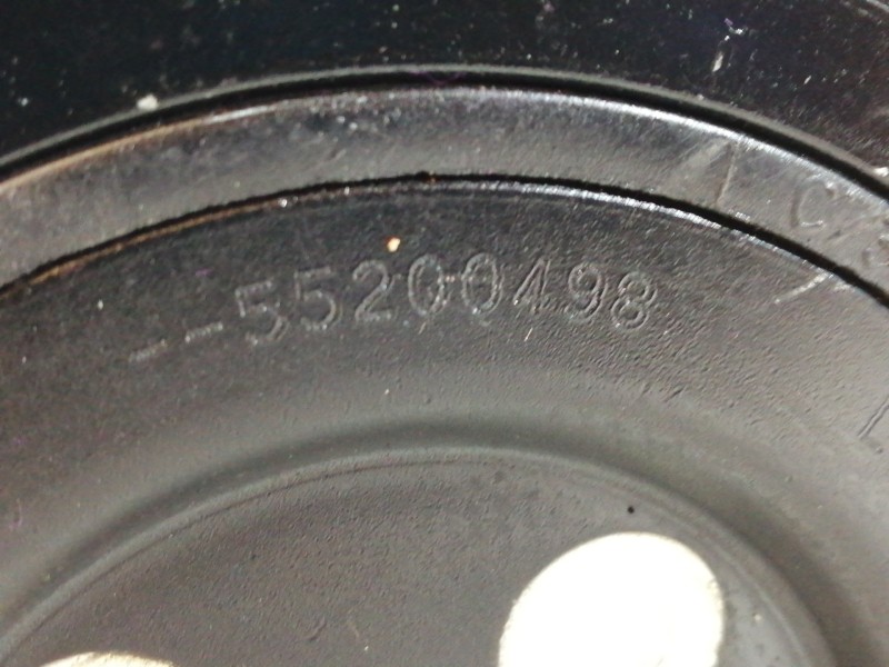 Recambio de polea cigueñal para peugeot bipper 1.3 16v hdi fap referencia OEM IAM 55200498  