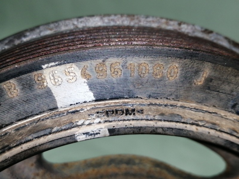 Recambio de polea cigueñal para citroën berlingo cuadro sx referencia OEM IAM 9654961080J  