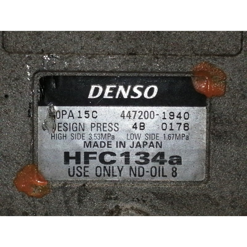 Recambio de compresor aire acondicionado para mitsubishi space wagon (n80/n90) 2,4 glx referencia OEM IAM 4472001940  