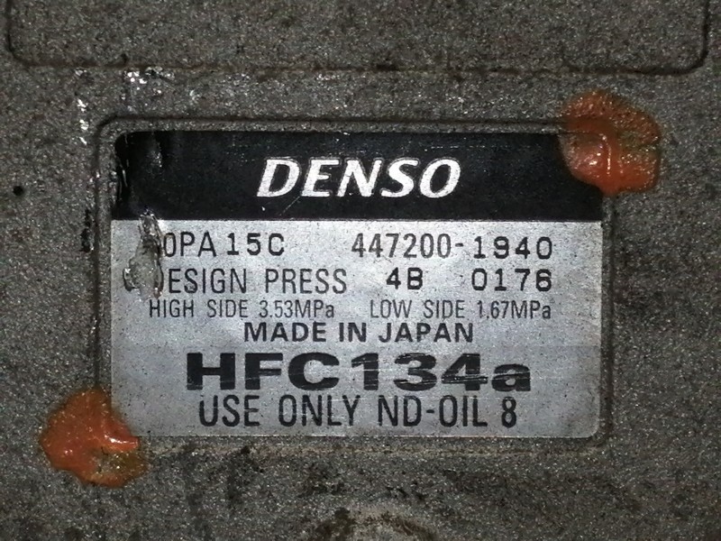 Recambio de compresor aire acondicionado para mitsubishi space wagon (n80/n90) 2,4 glx referencia OEM IAM 4472001940  