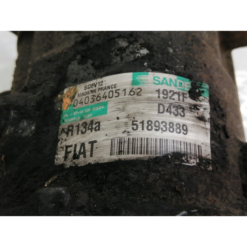 Recambio de compresor aire acondicionado para peugeot bipper 1.3 16v hdi fap referencia OEM IAM 51893889  