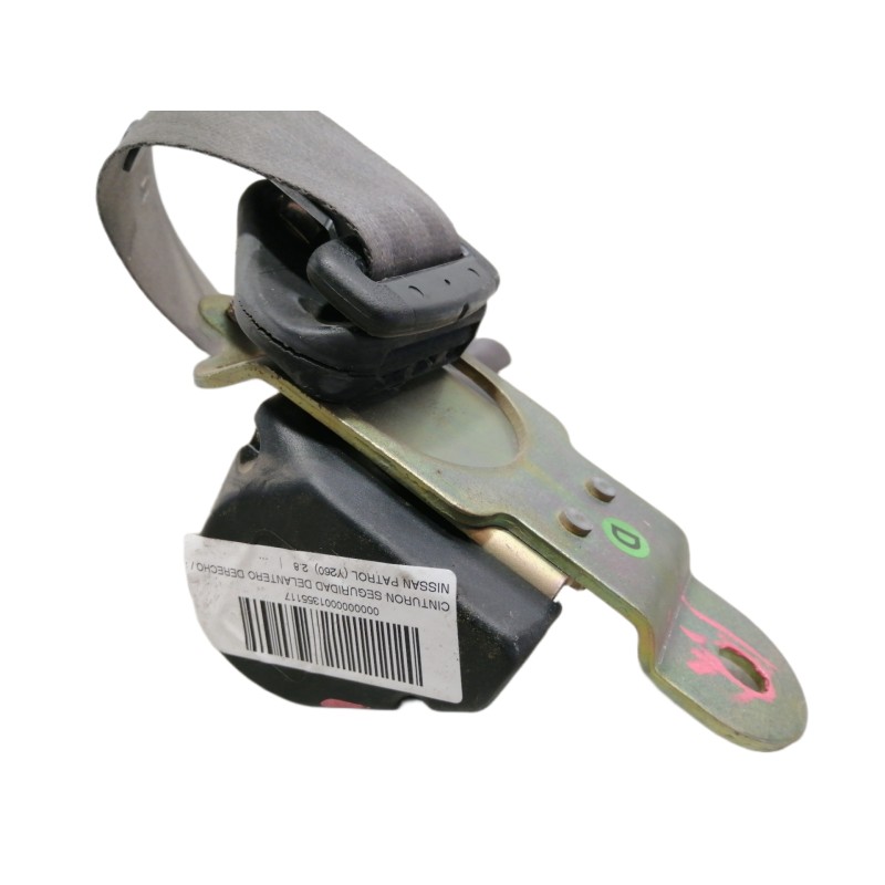 Recambio de cinturon seguridad delantero derecho para nissan patrol (y260) 2.8 referencia OEM IAM 0416069  