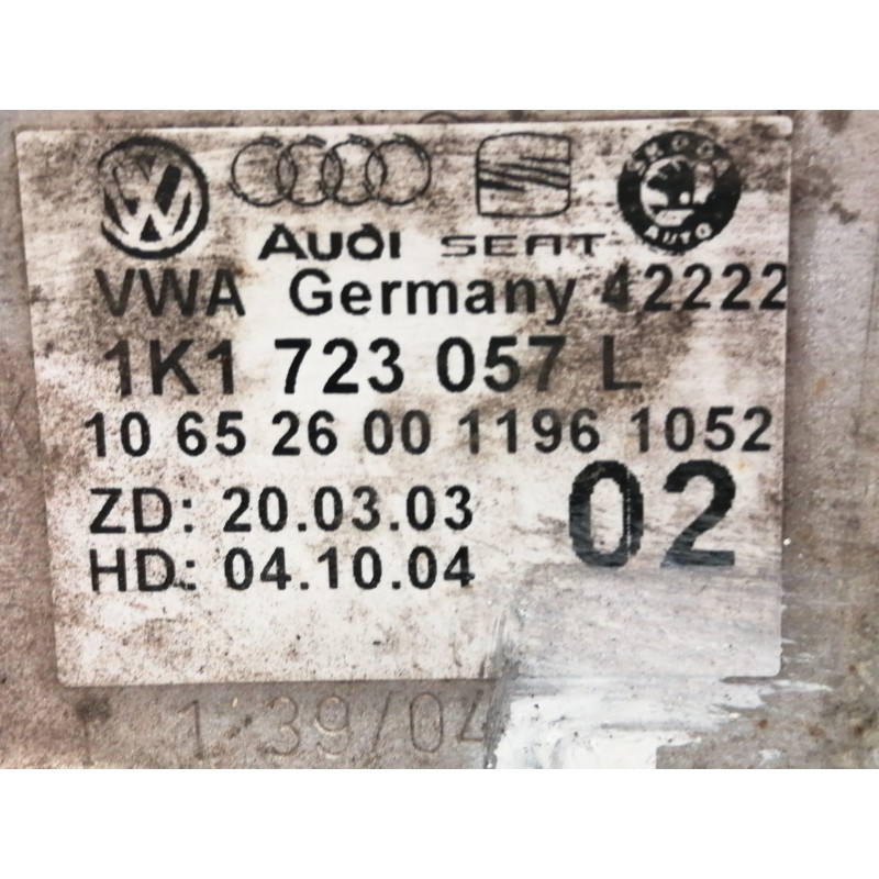 Recambio de pedal freno para volkswagen golf v berlina (1k1) conceptline (e) referencia OEM IAM 1K1723057L  