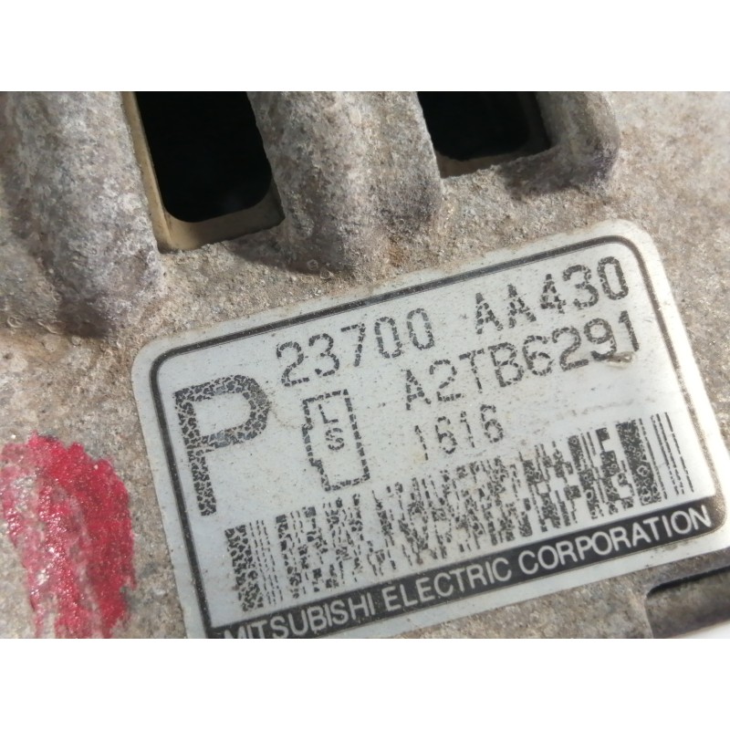 Recambio de alternador para subaru impreza g11 (gd/gg) 2.0 gx sedán referencia OEM IAM 23700AA430  