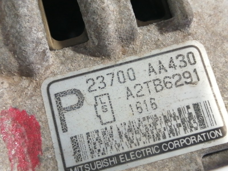 Recambio de alternador para subaru impreza g11 (gd/gg) 2.0 gx sedán referencia OEM IAM 23700AA430  