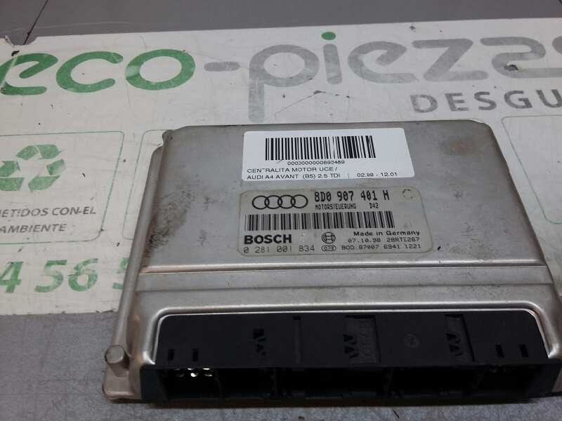 Recambio de centralita motor uce para audi a4 avant (b5) 2.5 tdi referencia OEM IAM 8D0907401H  