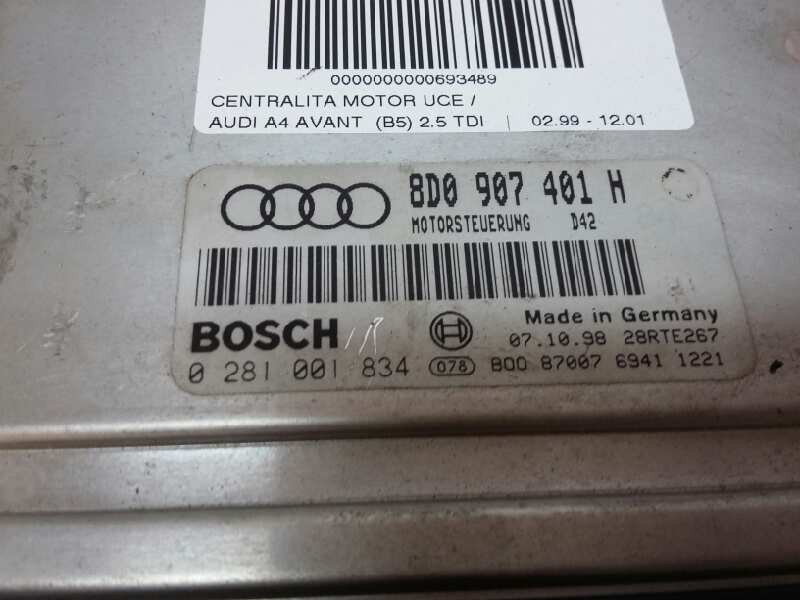 Recambio de centralita motor uce para audi a4 avant (b5) 2.5 tdi referencia OEM IAM 8D0907401H  