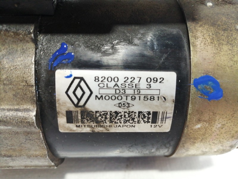 Recambio de motor arranque para renault megane ii familiar authentique referencia OEM IAM 8200227092  