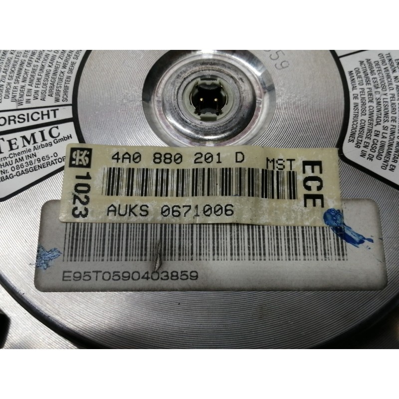 Recambio de airbag delantero izquierdo para audi coupe (8b3) básico referencia OEM IAM 4A0880201D  