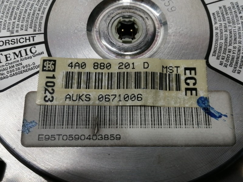 Recambio de airbag delantero izquierdo para audi coupe (8b3) básico referencia OEM IAM 4A0880201D  