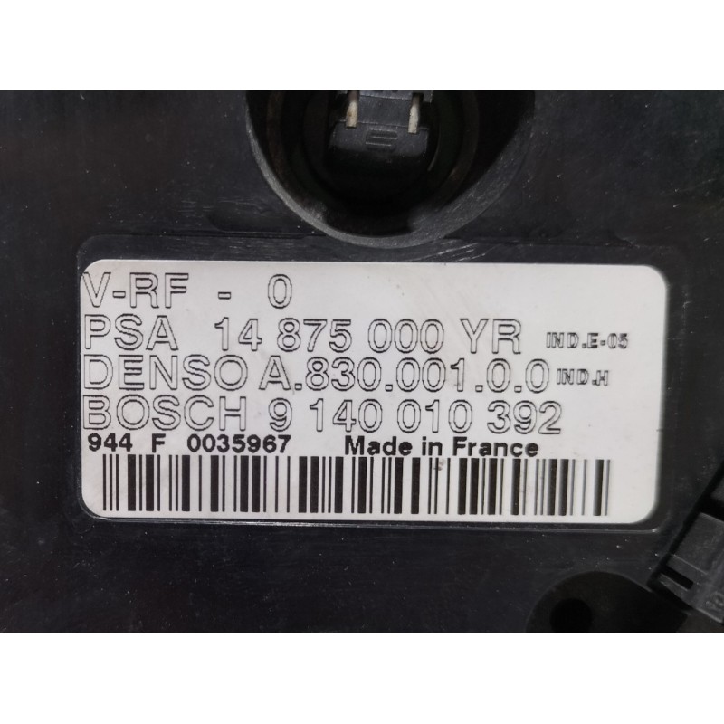 Recambio de mando calefaccion / aire acondicionado para citroën c8 2.0 hdi x referencia OEM IAM 9140010392  