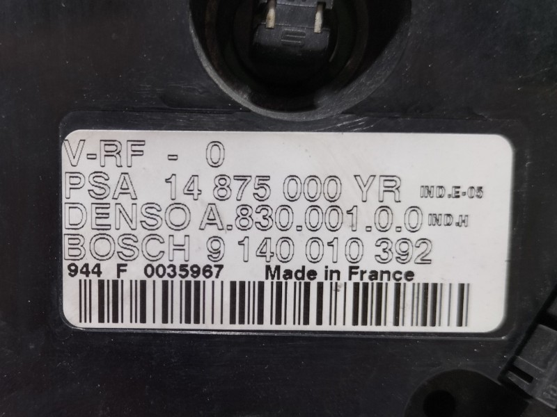 Recambio de mando calefaccion / aire acondicionado para citroën c8 2.0 hdi x referencia OEM IAM 9140010392  