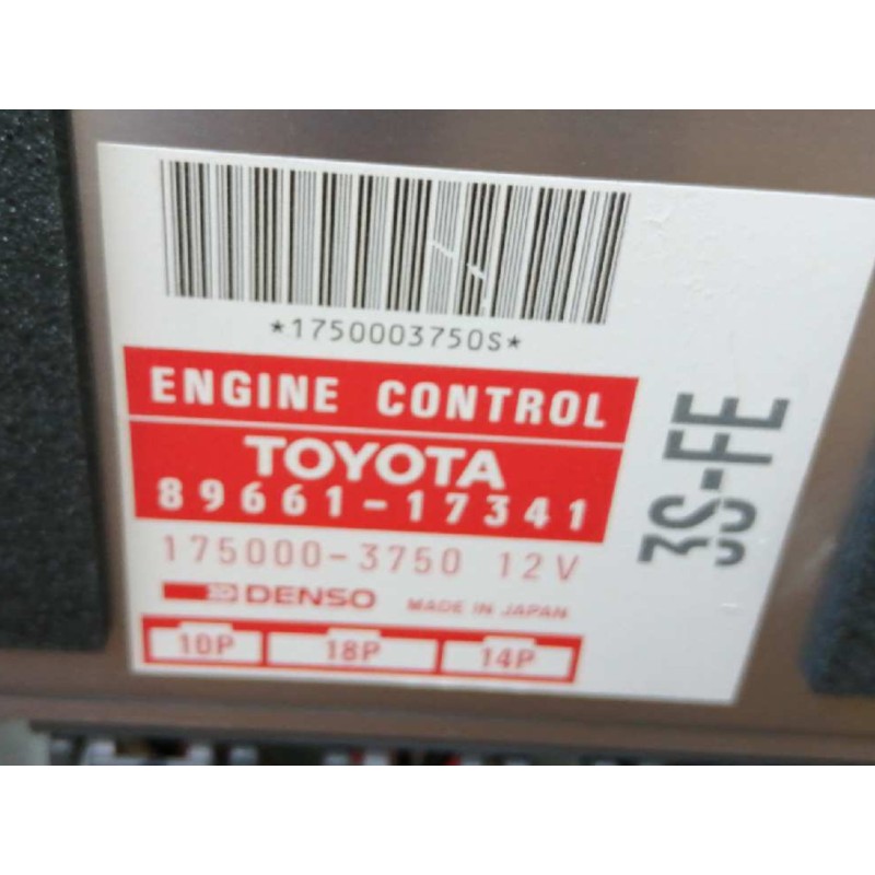 Recambio de centralita motor uce para toyota mr 2 (sw20r) sw20r referencia OEM IAM 8966117341 1750003750 