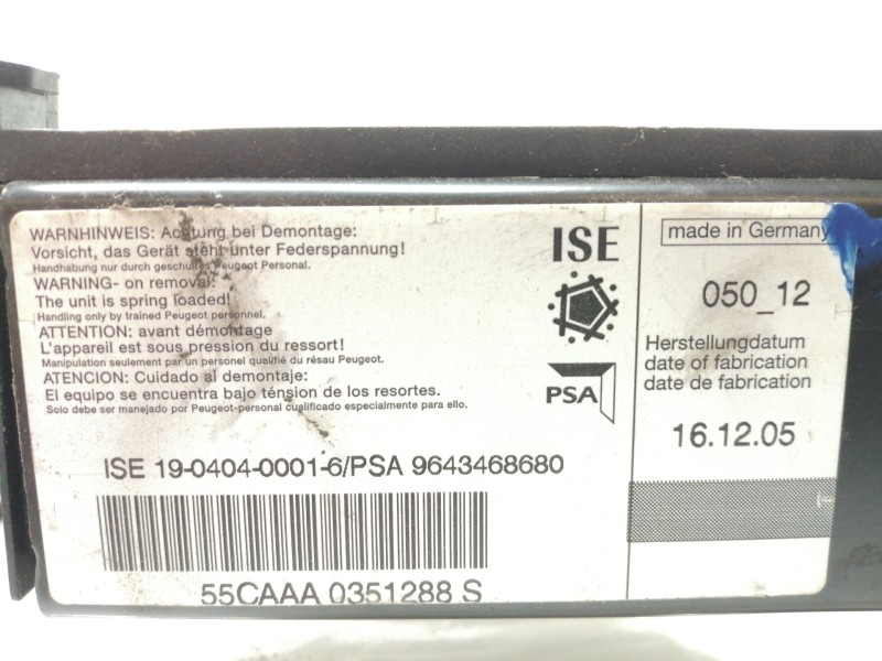 Recambio de barra antivuelco para peugeot 307 cc (s2) básico referencia OEM IAM 9643468680  