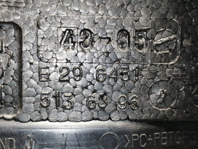 Recambio de barra antivuelco para peugeot 307 cc (s2) básico referencia OEM IAM 9643468680  