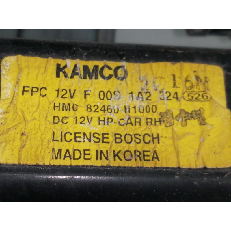 Recambio de elevalunas delantero derecho para hyundai terracan (hp) 2.9 crdi gls referencia OEM IAM 82460H1000  