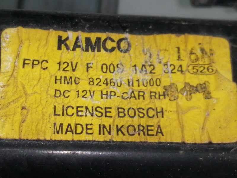 Recambio de elevalunas delantero derecho para hyundai terracan (hp) 2.9 crdi gls referencia OEM IAM 82460H1000  