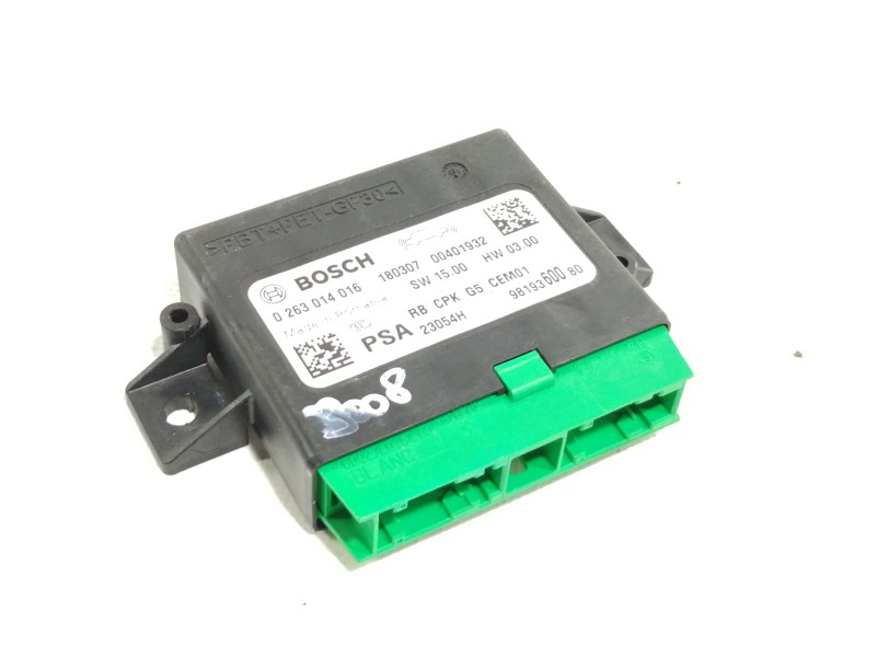 Recambio de modulo electronico para peugeot 3008 gt line referencia OEM IAM 0263014016  