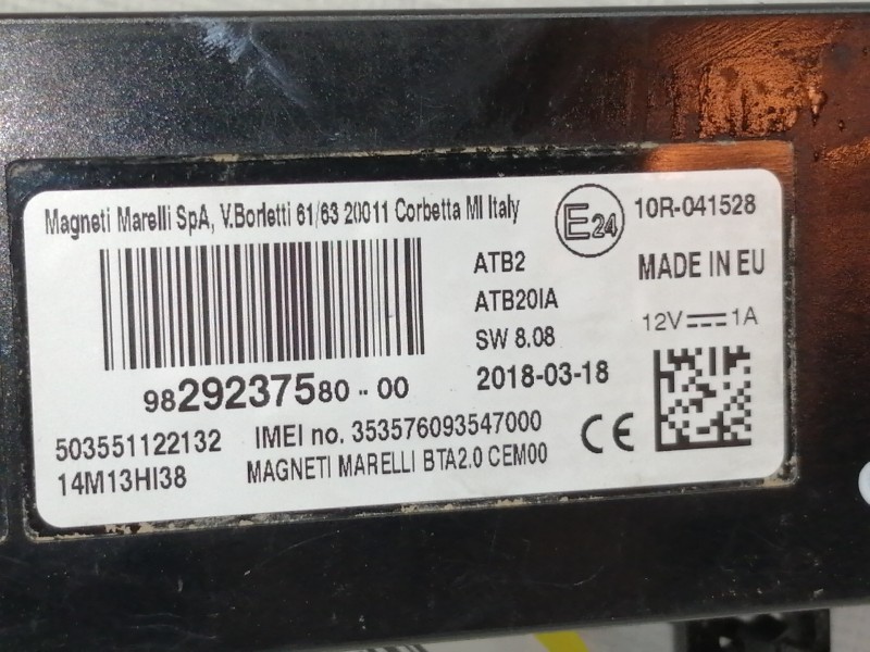 Recambio de modulo electronico para peugeot 3008 gt line referencia OEM IAM 10R041528 503551122132 / 14M13HI38 353576093547000