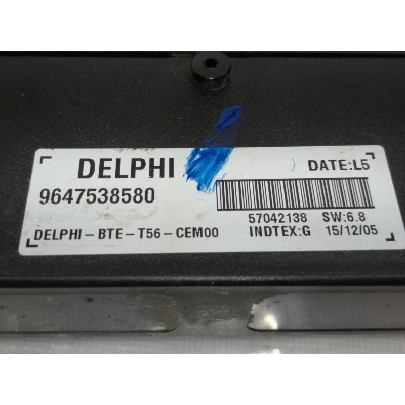 Recambio de modulo electronico para peugeot 307 cc (s2) básico referencia OEM IAM 9647538580  