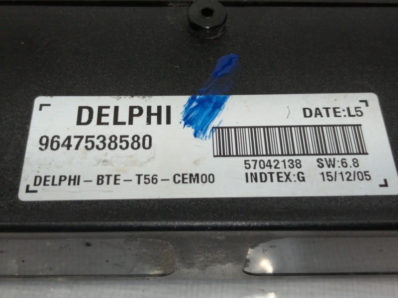 Recambio de modulo electronico para peugeot 307 cc (s2) básico referencia OEM IAM 9647538580  