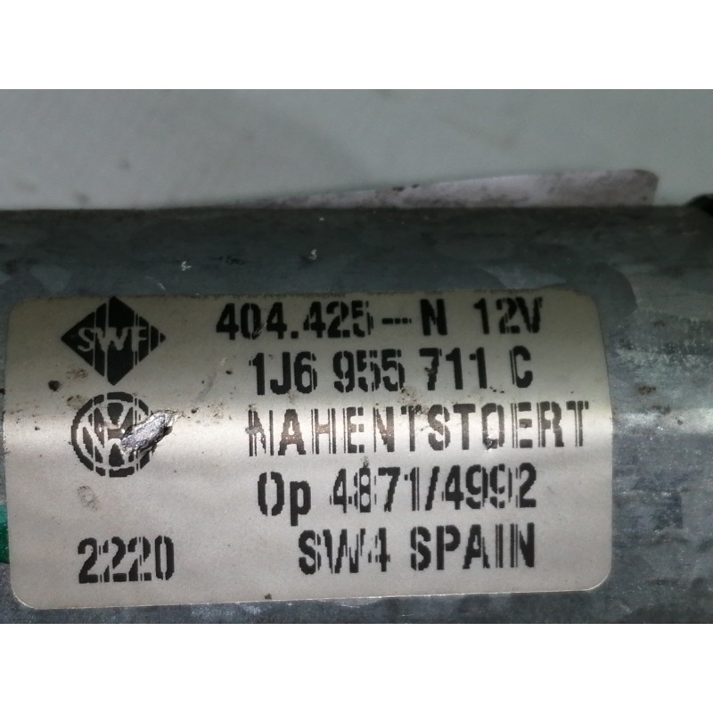 Recambio de motor limpia trasero para seat leon (1m1) stella referencia OEM IAM 1J6955711C 404425 404425N