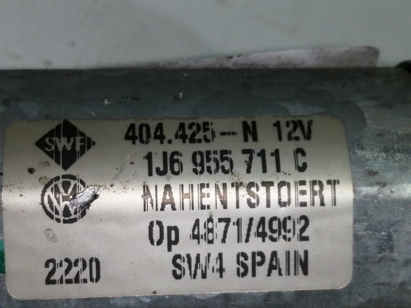 Recambio de motor limpia trasero para seat leon (1m1) stella referencia OEM IAM 1J6955711C 404425 404425N