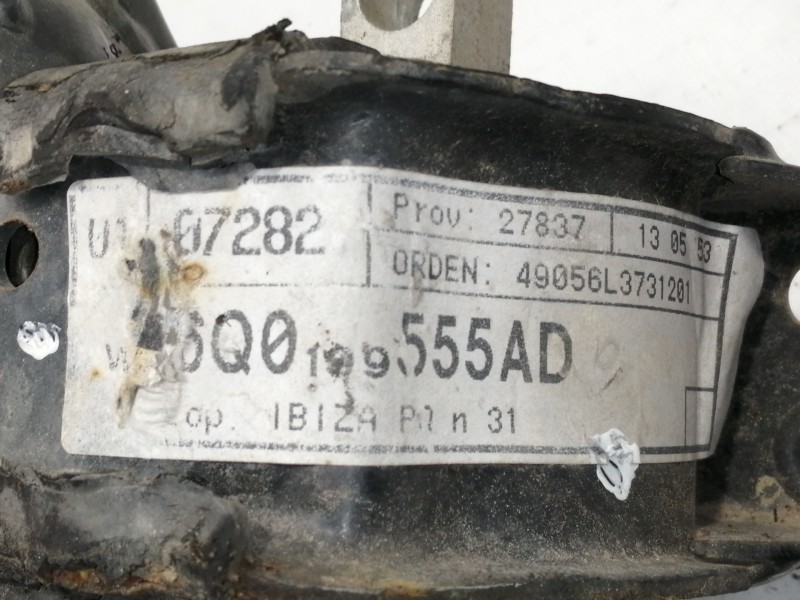 Recambio de soporte motor izquierdo para seat ibiza (6l1) stylance referencia OEM IAM 6Q0199555AD  