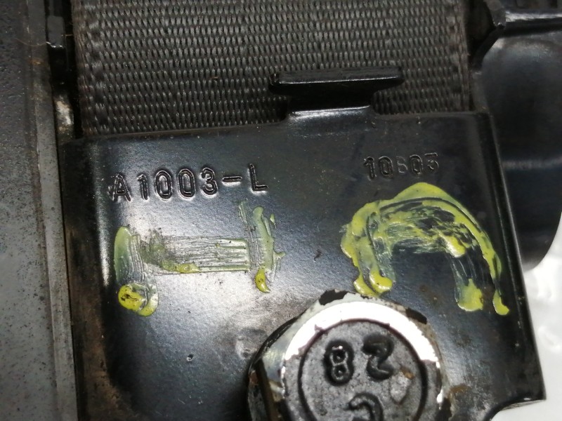 Recambio de cinturon seguridad trasero central para chevrolet captiva 2.0 vcdi lt referencia OEM IAM 10B02  