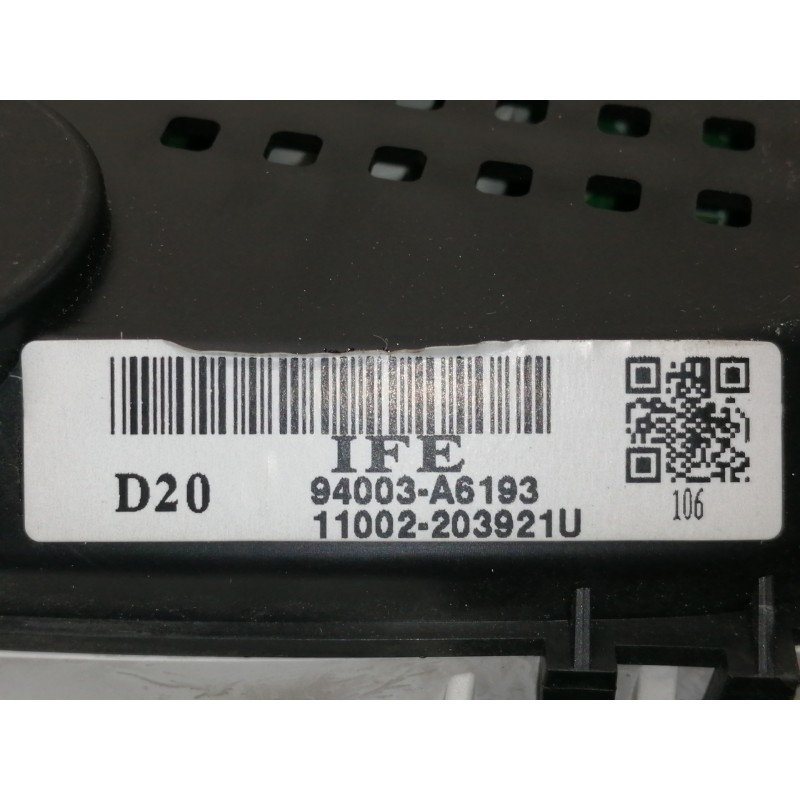 Recambio de cuadro instrumentos para hyundai i30 (gd) style referencia OEM IAM 94003A6193 11002203921U 