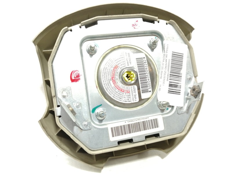 Recambio de airbag delantero izquierdo para nissan micra (k12e) acenta referencia OEM IAM   