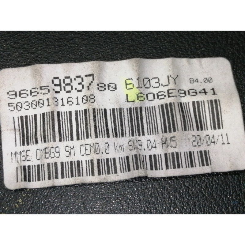 Recambio de cuadro instrumentos para peugeot expert kasten furg. acristaldo referencia OEM IAM 9665983780 5550013101 YW6E9G41 50