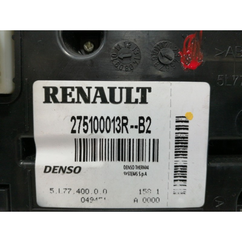Recambio de mando calefaccion / aire acondicionado para renault master pritsche/fgst l2h1 3,5t referencia OEM IAM 275100013R  