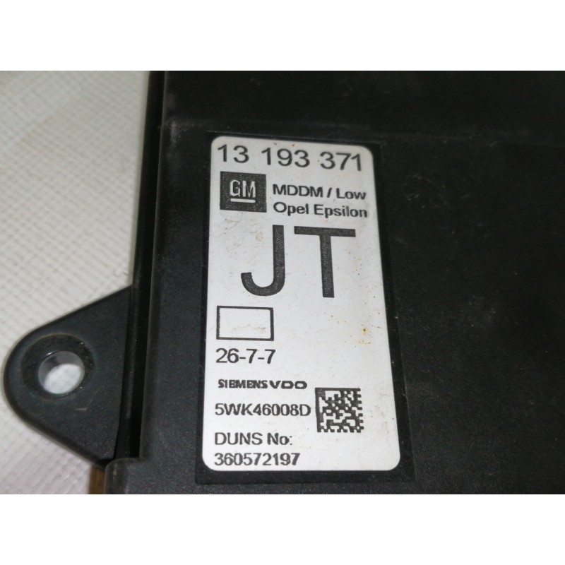 Recambio de modulo electronico para opel vectra c caravan elegance referencia OEM IAM 13193371  