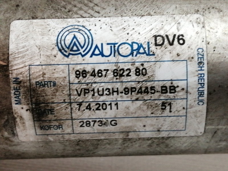 Recambio de valvula egr para peugeot expert kasten furg. acristaldo referencia OEM IAM 9672880080  