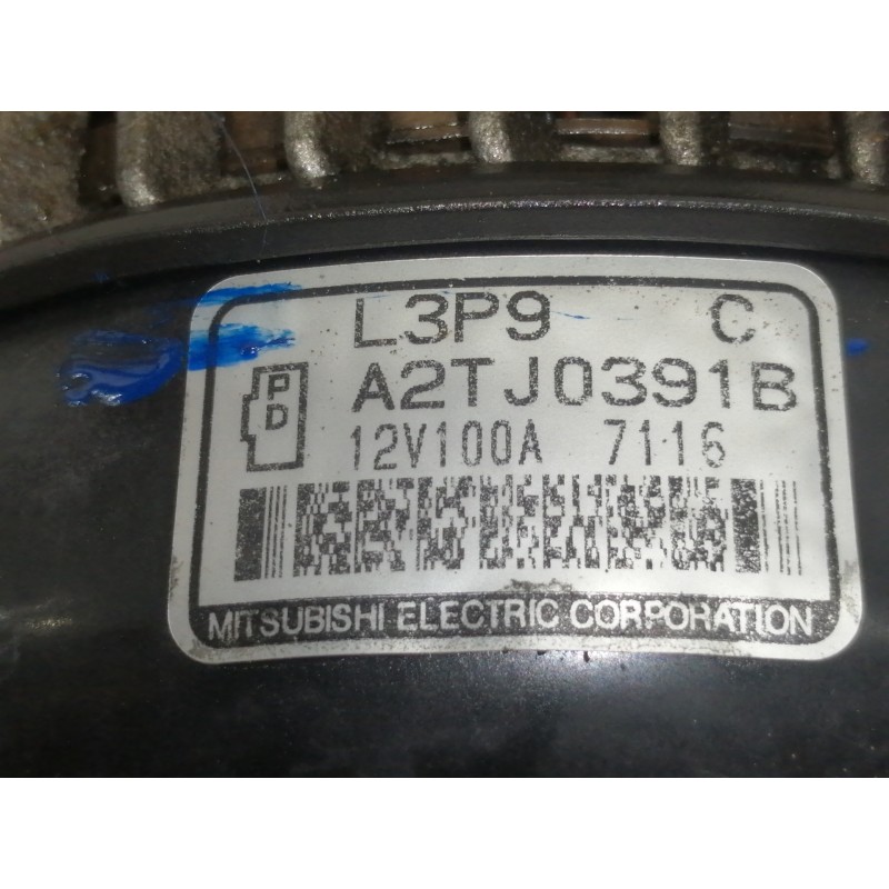 Recambio de alternador para mazda 6 berlina (gg) 1.8 active (4-ptas.) referencia OEM IAM A2TJ0391B  