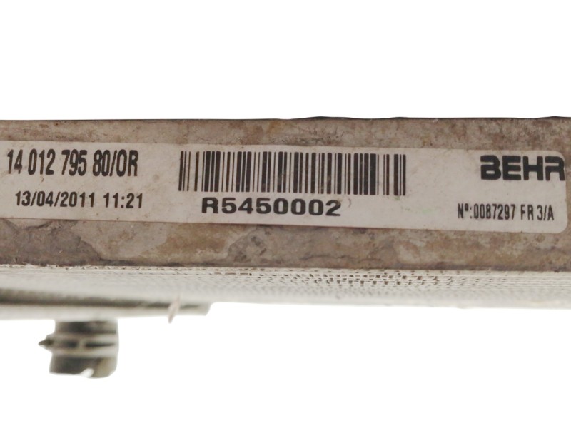 Recambio de radiador agua para peugeot expert kasten furg. acristaldo referencia OEM IAM R5450002  