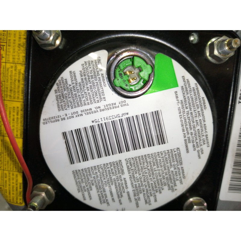 Recambio de airbag delantero izquierdo para hyundai getz (tb) 1.3 gls referencia OEM IAM TB56101E  