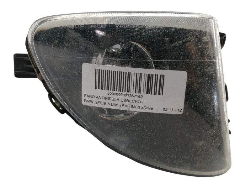 Recambio de faro antiniebla derecho para bmw serie 5 lim. (f10) 530d xdrive referencia OEM IAM 89206701  