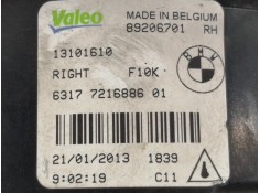 Recambio de faro antiniebla derecho para bmw serie 5 lim. (f10) 530d xdrive referencia OEM IAM 89206701   2