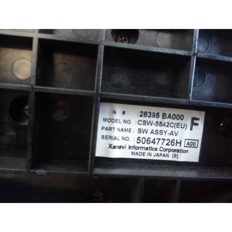 Recambio de mando calefaccion / aire acondicionado para nissan primera trav. (p12) acenta referencia OEM IAM 28395BA000  